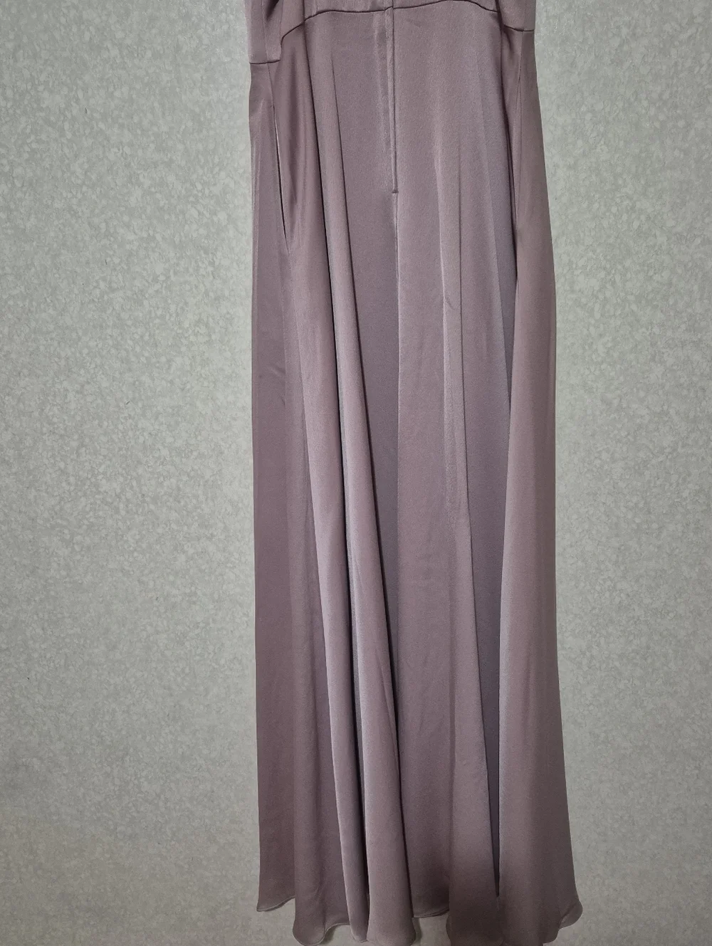 NWT David's Bridal Quartz Scoop Neck Spag Slip-Style Maxi Dress..Size:6 - Picture 8 of 14
